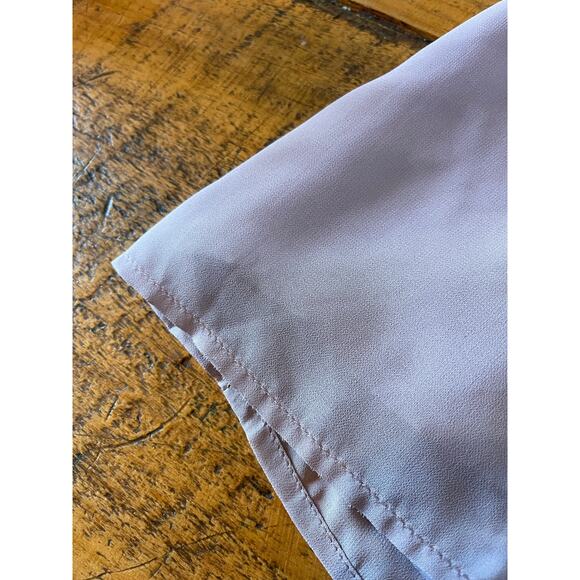 Womens Free People Sheer Lace Lavender Mini Dress Keyhole Size 10 - Picture 5 of 11